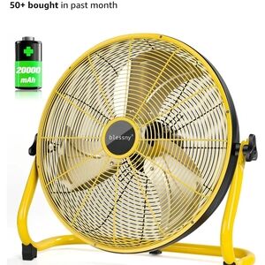 Blessny Yellow Industrial Fan